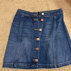 H&M denim jean skirt